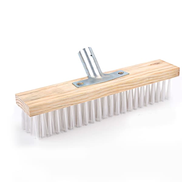Kraftig nylonbørste gulvbørstehode erstatning for trapper terrassebord 30 cm 11,8 tommer lang