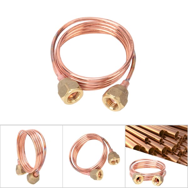 Fleksibel Kobber Kapillarrør 2.8mm G1/4 Køledele