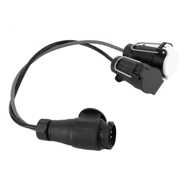 13 til 7 Pin N S Konverter Adapter Kabel Caravan Stik