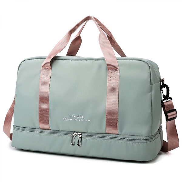 Resoberoende Skofack Förvaring Bagage Handbagage Stor handaxel Duffel Lätt bärbar väska Grön