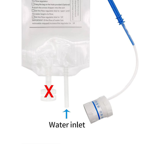 2 Pack lat krukväxt vattningsanordning