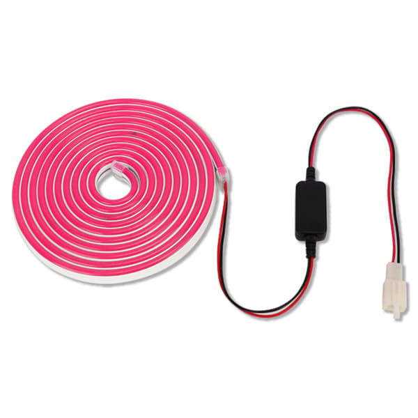 LED-lysstripe for front bagasjerom (frunk) - erstatning for Tesla Model S X 2012‑2022 - Rosa