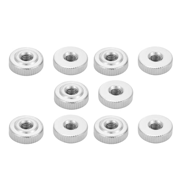 10 stk. riflede tommelmutter GB807 M4 M5 M6 M8 M10 håndtaksmutter