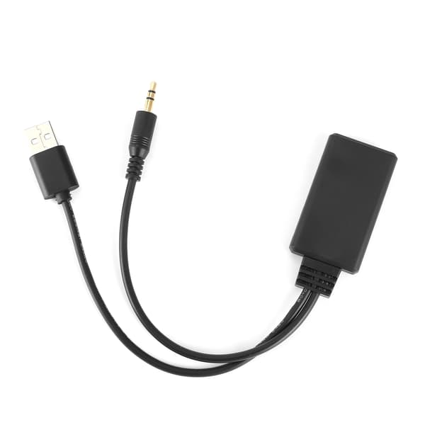 Bluetooth 5.0 Receiver Adapter Kabel USB+3.5mm Port Stereo Audio til Bil AUX Højttaler Universal