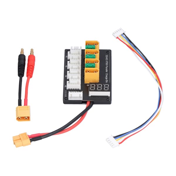 3S 4S XT60 20A Parallel Balance Opladerkort med Spændingscyklusdisplay til Bananstik
