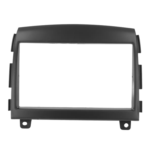 Bilfascia 2DIN ABS Audio CD DVD Modifierad Panelram Ersättning för Hyundai Sonata 2006