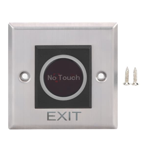 Infraröd Sensor Switch Beröringsfritt Åtkomstkontrollsystem Bakgrundsbelyst Knapp DC12V