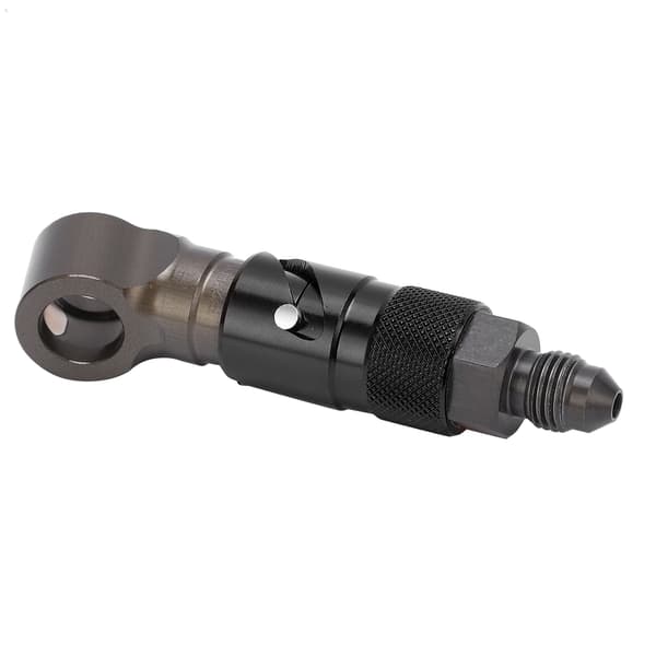 Bremseslange Quick Release Adapter Universal Bøjet til Olie Brændstofslange Sort