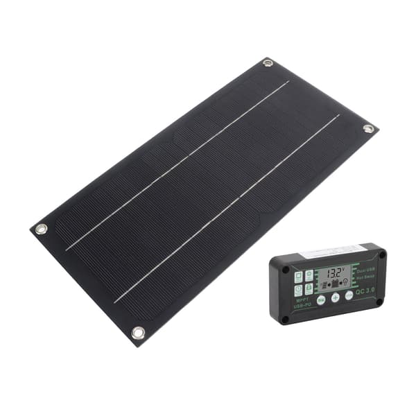 Solpanel monokristallint kisel för bil, husbil, flygplan, utomhus, jordbruk, plantering 600W 18V