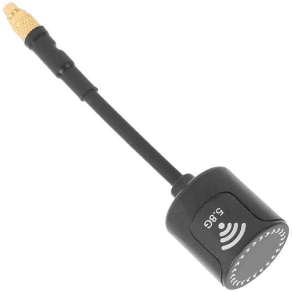 5.8Ghz MMCX 2.8dbi RHCP Højforstærknings Lang Antenne til FPV Racing Drone RC Dele Sort Lige