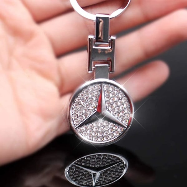 Billogotyp nyckelringhänge + presentförpackning Benz
