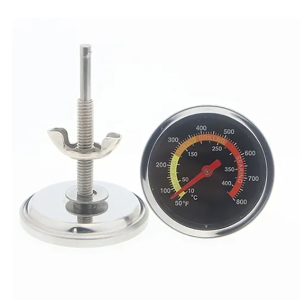 Bimetall Grilltermometer med Basmonterad Temperaturvisning