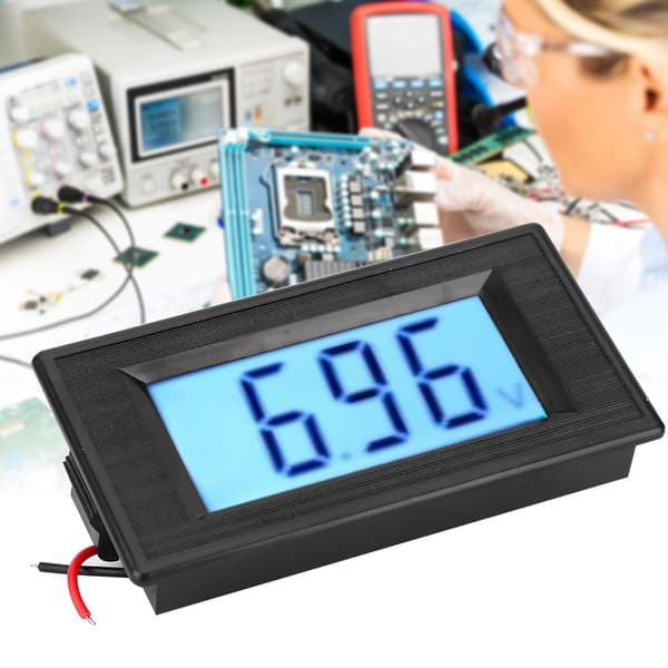 DDH 30L LCD Digitalt Display DC Voltmeter 7.5V til 19.99V