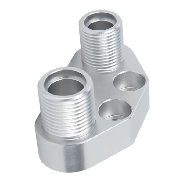 AC Kompressor Adapter Bytte Billet Aluminium Kompressor Rett Adapter for Sanden SD7B10 7176