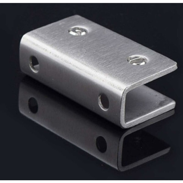 304 stempling firkantet klip wire drawing 8-12mm2pcs304 rustfrit stål glas sandwich panel klip egnet til værktøjsrum