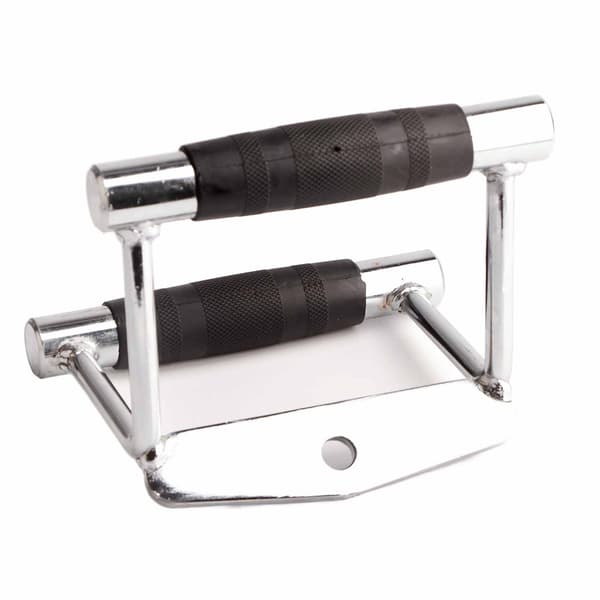 Fitness Triceps V Bar Press Ned Stang Rustfritt Stål Gummigrep