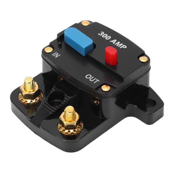 Bil Audio Strømafbryder Manuel Reset Sikring Inline Inverter Holder til Bil Audio Stereo System Båd Lastbiler Busser 300A
