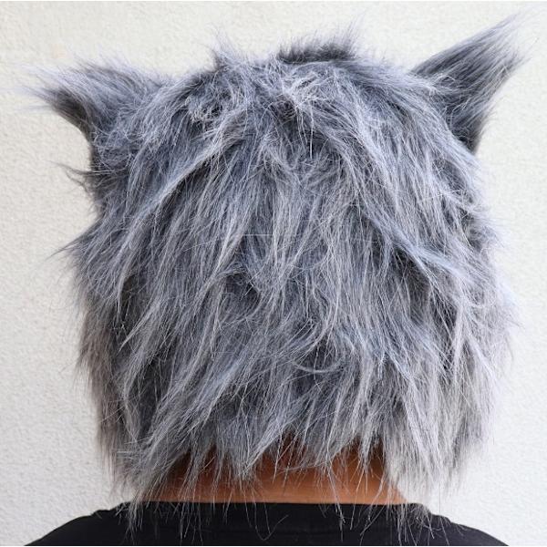 Pig Head Hood Mask Halloween Japanilainen Anime Performance Props (Plush Ghost Pig)