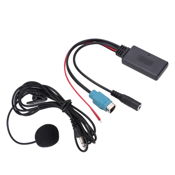 Alpine Bluetooth AUX Kabel Adapter Stereo Full Speed med Utskiftbar Mikrofon 2009 og oppover
