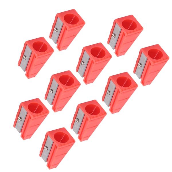 10 stk. Barbara Billiard Cue Tip Shaper Sharpener Tilbehør Blyantspisser Støpt