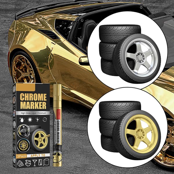 3M Seddelreparasjonstape Refill High Gloss Flytende Krom Markørpenn