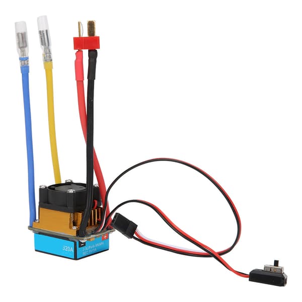 Vanntett 320A BEC Elektronisk Hastighetskontroller ESC med Vifte for 1/10 RC Bil Båt