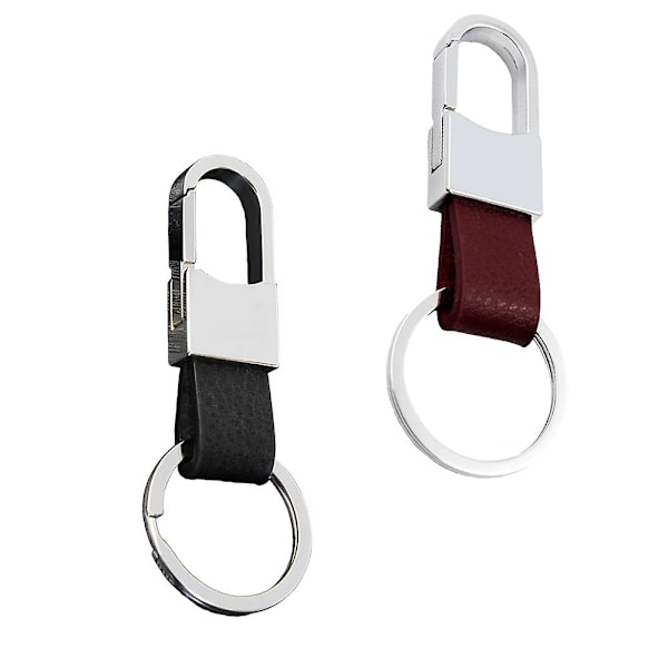 2kpl Pu-autoavainnippu Monikäyttöinen avaimenperä Avaimenperä Organizer