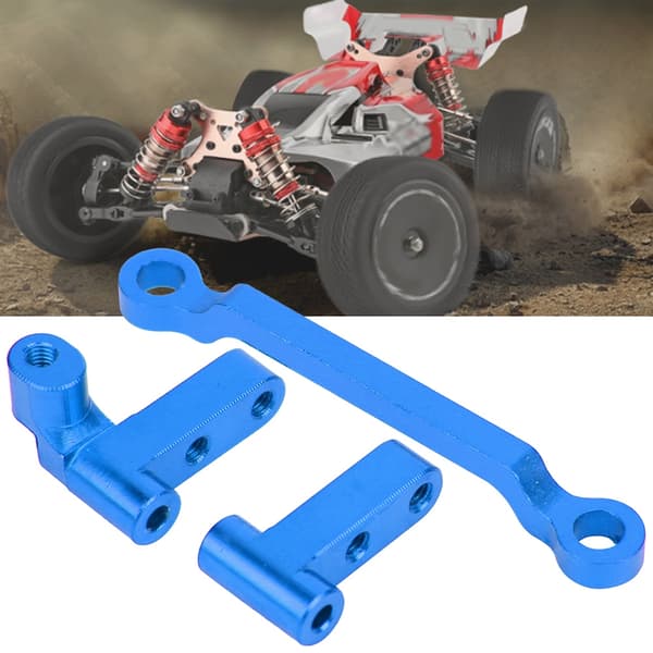 Styreforbindelse i aluminiumlegering til 1/18 A949 A959-B A969 A979 K929 RC-bil Blå