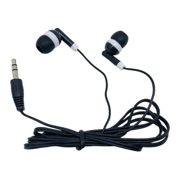 3,5 mm in-ear-hörlurar för smartphone, kraftfullt ljud, bas, brusreducering, multifunktionella hörlurar Black