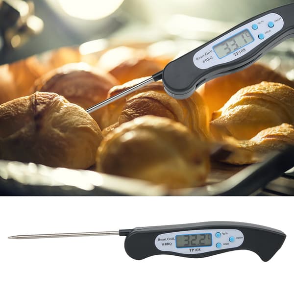 Bærbart digitalt termometer -50 til 300℃ 0,1℃ Automatisk hvilefunksjon Flere bruksområder