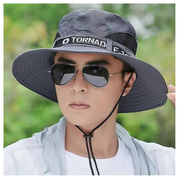 Dome-Visor Hatt Lett og Komfortabel Solskjerm for Utendørsbruk Dark Gray