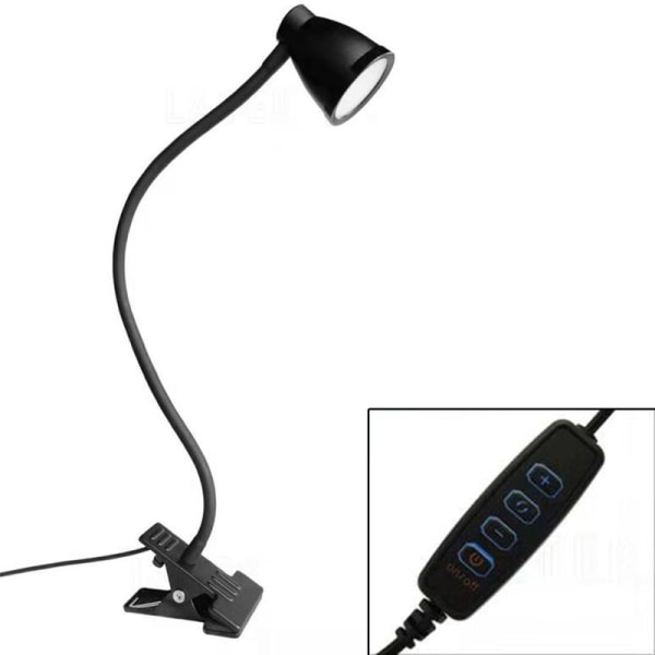 Medium 2 stycken vardagsrum sovrum ögonskydd led klämma lampa USB klämma bordslampa läs och lärande fyll ljus led