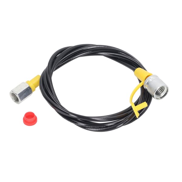 2m 6ft Hydraulisk Trycktestslang 630 Bar M16 X 2-1/4 BSP PU-överdrag Högtryckssäkerhetstestkopplingsslang
