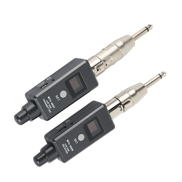 Trådløst XLR-mikrofonsystem Sender Mottaker Adapter for Dynamisk Mikrofon