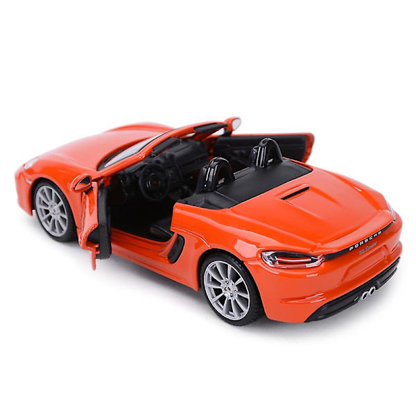 Bburago 1:24 Porsche 718 Boxster sportsvogn statiske trykstøbte køretøjer Samlerobjekt model billegetøj