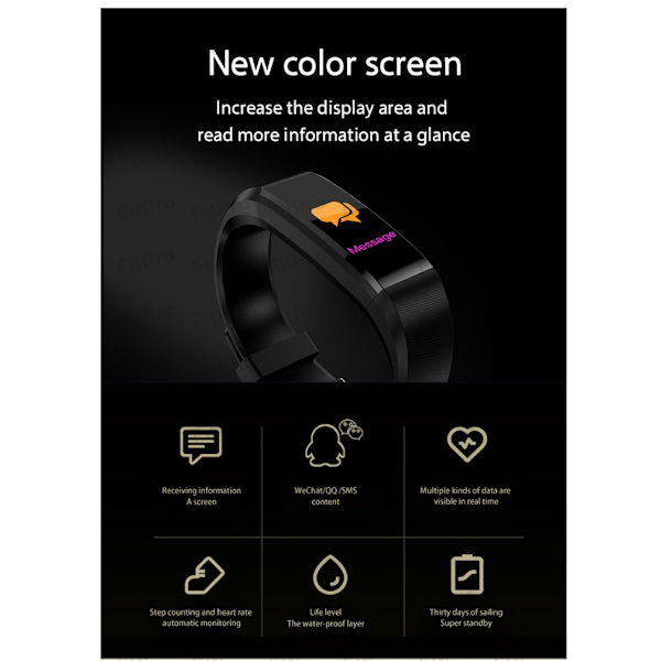 bluetooth sport smart armband (grönt),