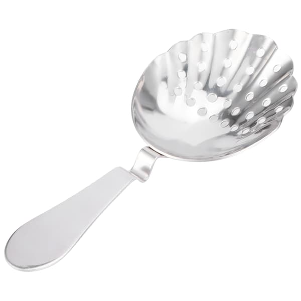 Barsked i rostfritt stål, isskopa, sil, köksredskap, silver