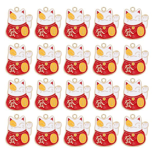 20st Cat Pendant Diy Berlocker Handgjorda tillbehör för smycketillverkning Craft Diy