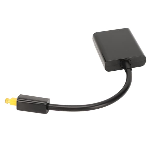 1x2 Digital Optisk Audio Splitter Fiber Optisk Kabel til DVD CD Afspiller Computer Forstærker Sort