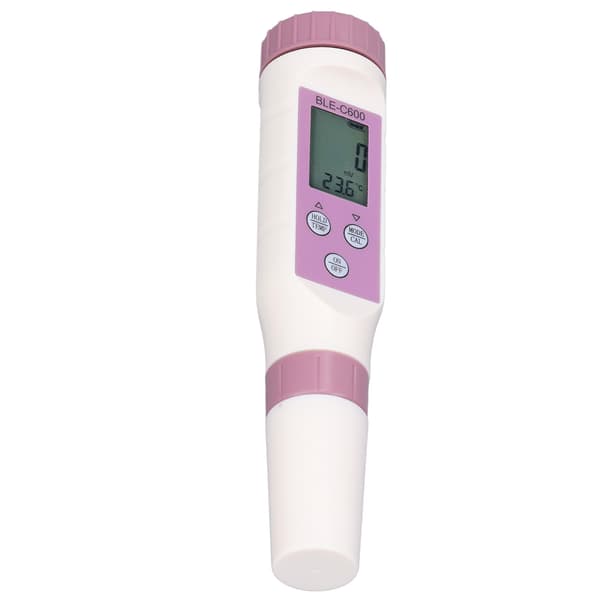 Trådløs pH-tester 7 i 1 EC ORP SG-test Baggrundsbelyst Samtidig Datavisning Vandtester