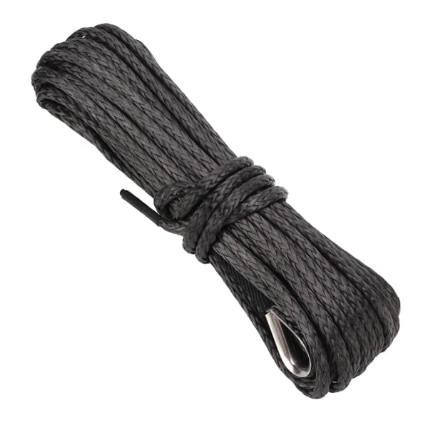 Trailer spilreb 15m/50ft Nylon Sort Holdbar erstatning til SUV Lastbil ATV UTV