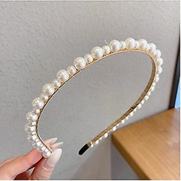 Korea Style Pearl Beaded Hair Hoop otsapanta Lady 10