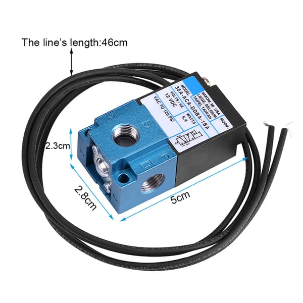 Elektronisk Boost Control Solenoidventil 35AACADDAA1BA DDBA DDFA DC12V til Markeringsmaskine
