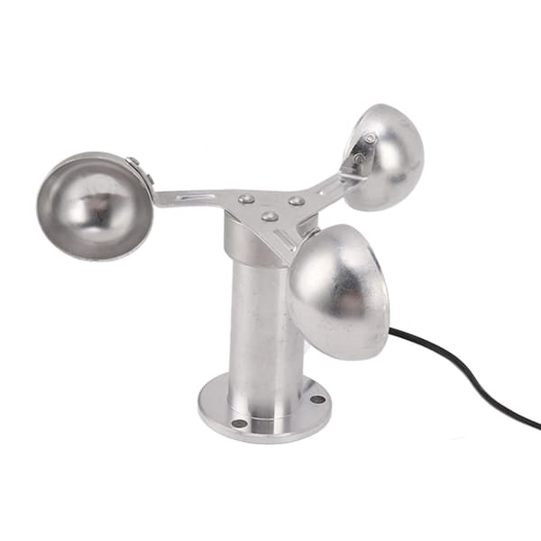 Vindhastighetssensor i legering 3-kopps anemometer 0-3,8V