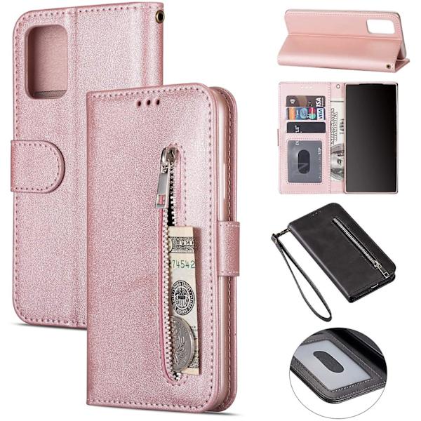 Samsung Galaxy A71 Pung Telefon Case Rose Gold