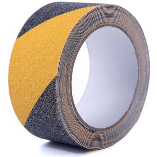 Halkfri tejp Gul Svart 10 mx 5 cm