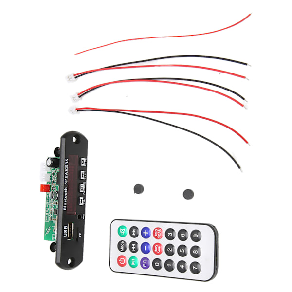 Bluetooth MP3 Decoder Board Multifunktionel Bil Audio LCD Skærm Fjernbetjening