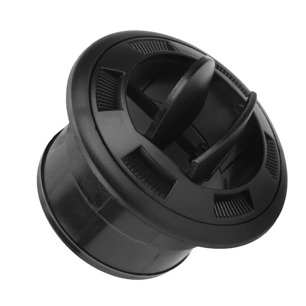 75 mm instrumentbräda luftkonditionering deflektor utlopp svart rund universalventil för buss husbil