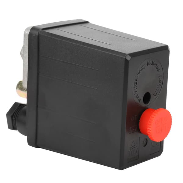 Enkelhåls tryckströmbrytare för luftkompressor 0,4~0,7Mpa G1/4 220V