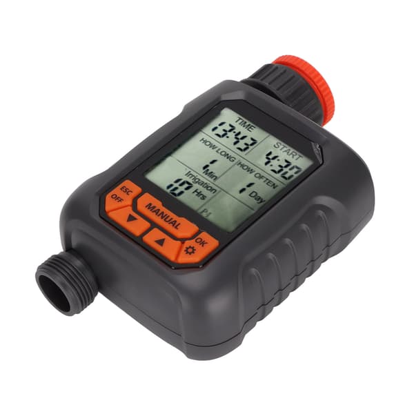 G3 4 Sprinkler Timer IP65 Vattentät Stor LCD Digital Bevattningskontroll Kopparadapter